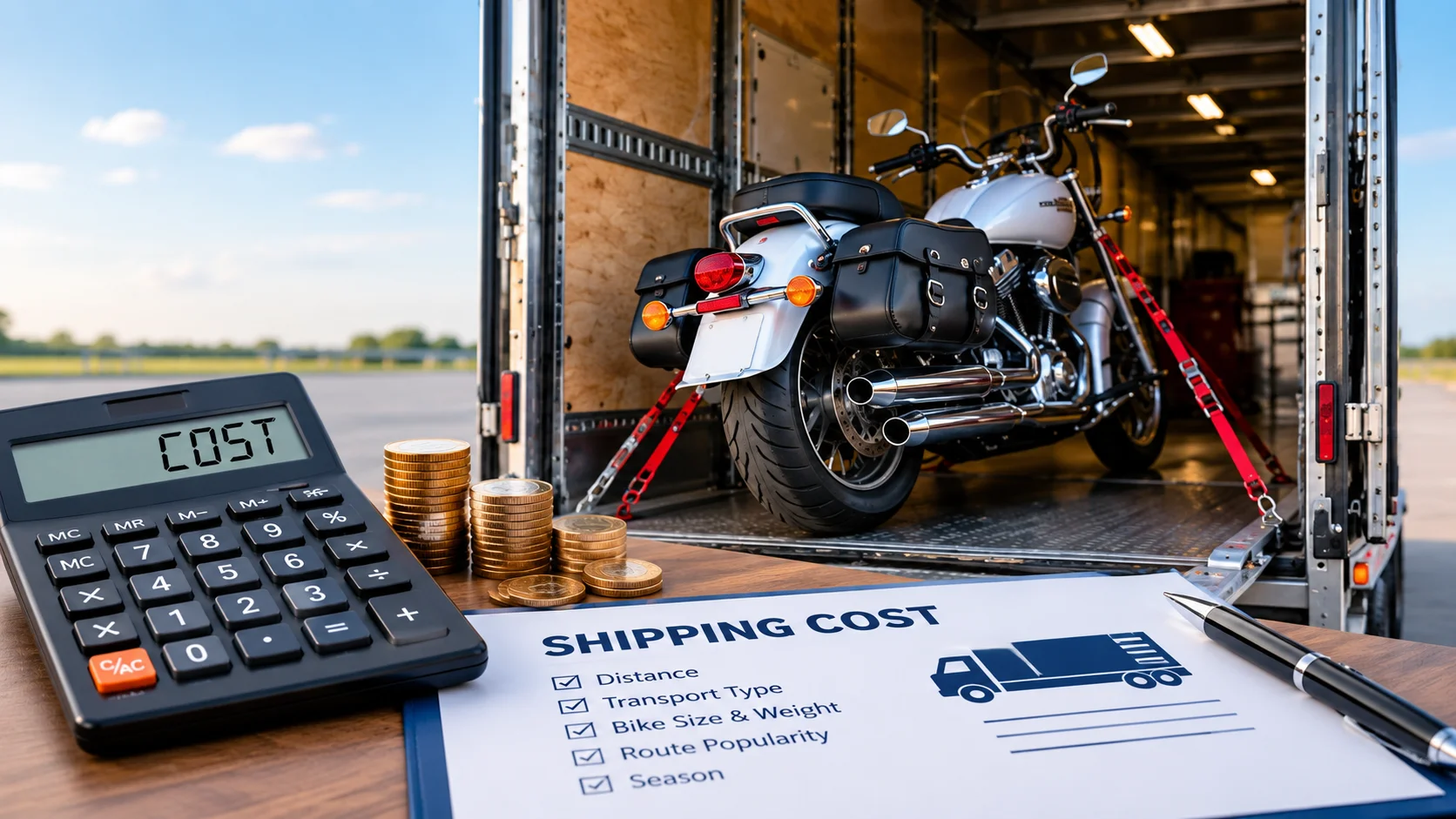 Cost Of Motorcycle shipping in USA