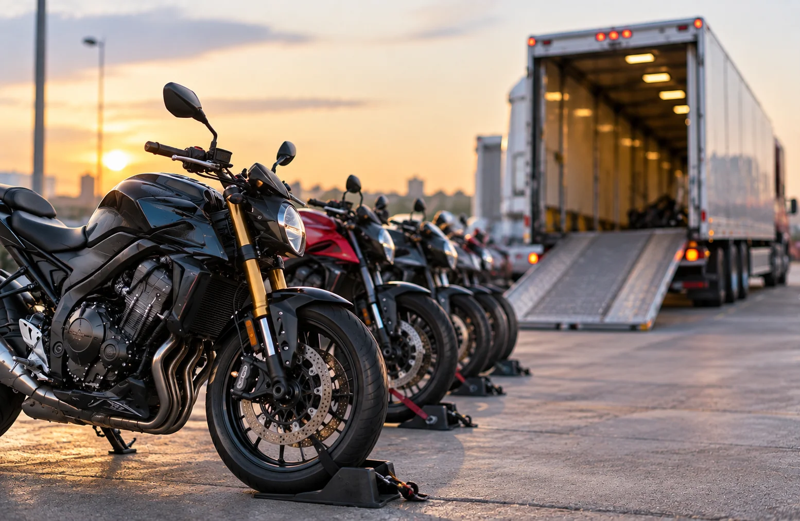 Open vs. Closed Motorcycle Shipping Service